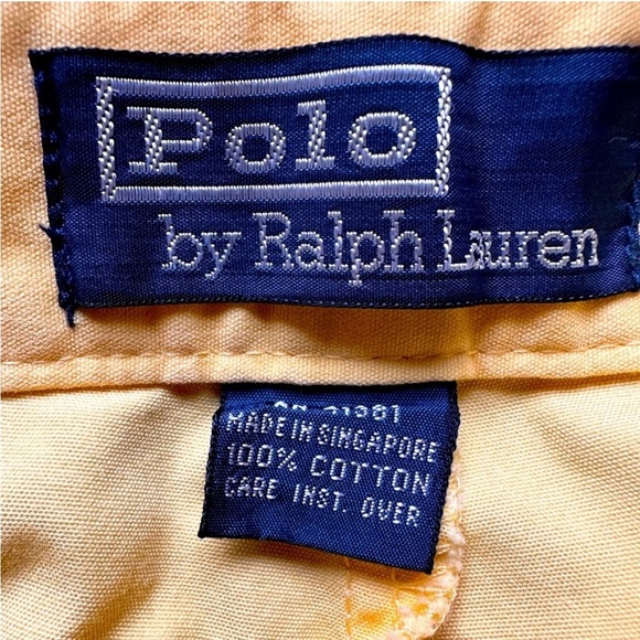 Ralph Lauren Blue Label Canary Yellow Trouser Shorts NWOT - Picture 3 of 6